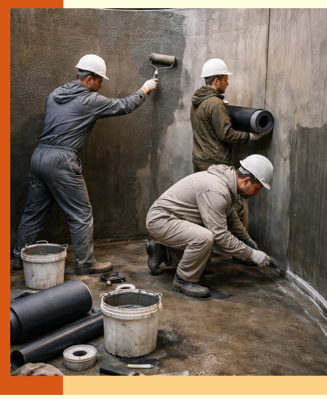 Гидроизоляция резервуара профессионально в Чистополе