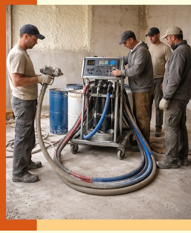 Аренда установки для напыления ППУ в Чистополе на выгодных условиях